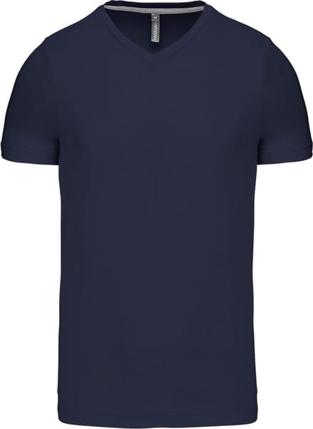 Kariban T-shirt V-hals korte mouwen K357 - Navy - M