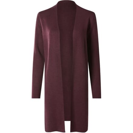 ESMARA Lang dames vest (Bordeauxrood, XS (32/34))