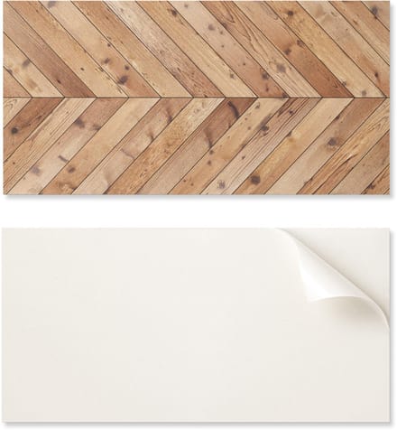 Zelfklevend PVC-eetkamerpaneel met afbeelding, 120x60 cm, diagonaal patroon.