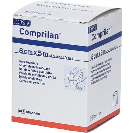 Comprilan Uitgerokken 8cm x 5m 1 Verband