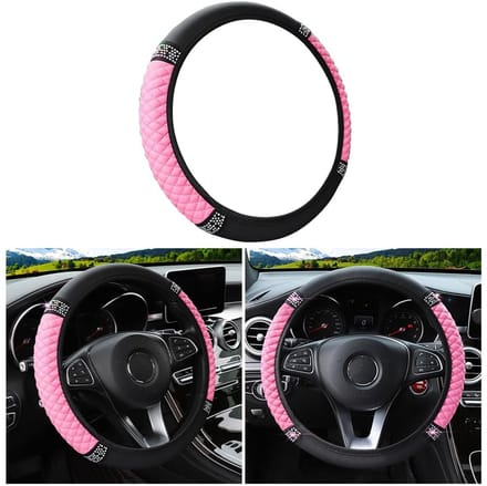 Dailygoods- Stuurhoes Zacht Imitatieleer - Auto Interieur Accessoire - Diameter