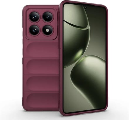 MobyDefend Hoesje - Geschikt voor Xiaomi 14T - TPU Gripcase - Paars
