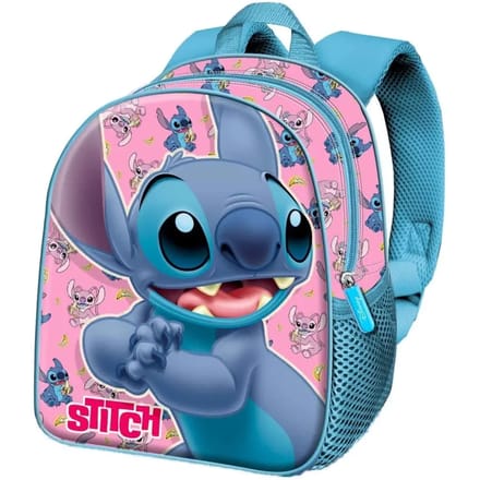 Karactermania - Disney - Stitch - Elite 3D Rugzak - Kleuter Backpack - Rugtas Blauw