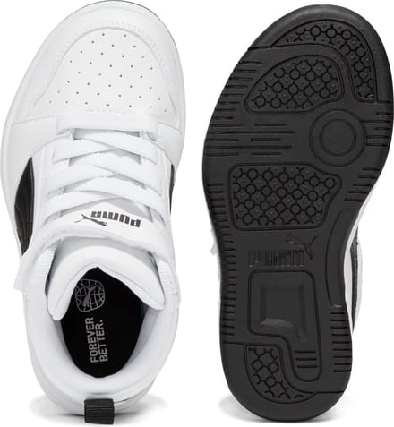 PUMA Puma Rebound V6 Mid AC+ PS Unisex Sneakers - PUMA White-PUMA Black