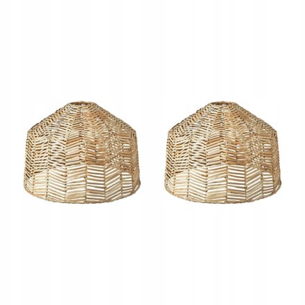 2x Rattan Lampenkap Hanglamp - 45 cm - Natuurlijk