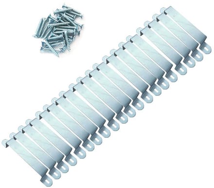 Verzegelde beugels voor hekpanelen - 20 stuks voor 4x4 inch palen