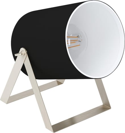 EGLO Villabate 1 - Tafellamp - E27 - 17,5 cm - Nikkel/Mat