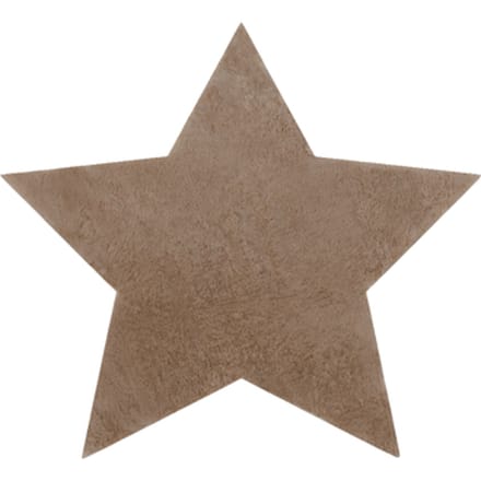 Kleden Rugsx Modern wastapijt SHAPE 3148 Ster shaggy - 80x80 cm