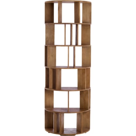 Light & Living - Wandkast LIMPYA - 76x37x212cm - Bruin