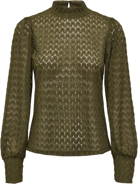 JDY - JDYAVERY L/S LACE TOP JRS NOOS - Dames - Blouses