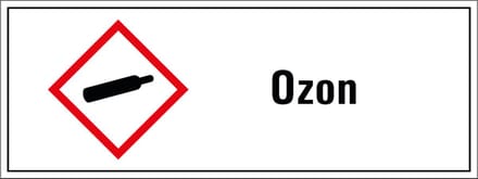 Ozon GHS tekststicker 400 x 150 mm