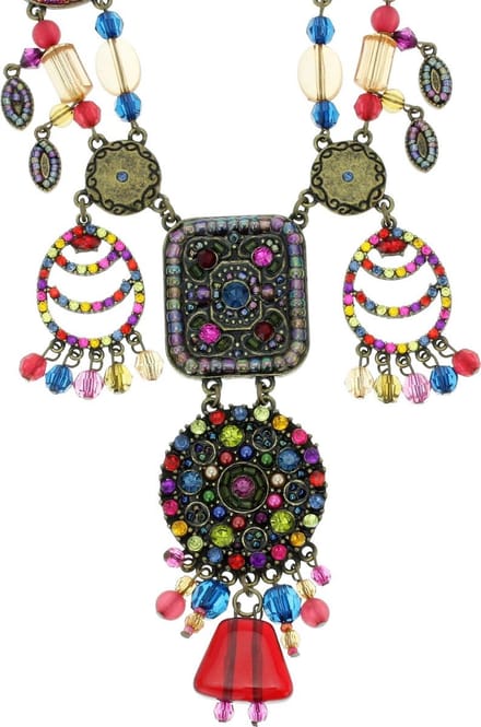 Behave - Gekleurde ketting met hanger - Mode ketting 41 cm + verlengketting