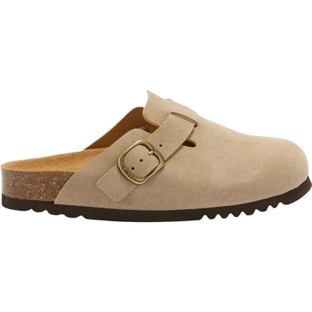 Scholl Klomp Fae Suede Vrouwen - Lichtgrijs