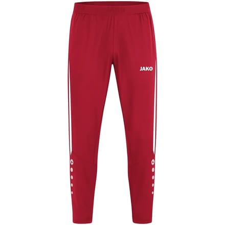 Jako Power Vrijetijdsbroek Kinderen - Wit / Rood | Maat: 152