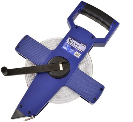 GEKO Open frame meetlint - 50 m - glasvezel - inklapbare hendel