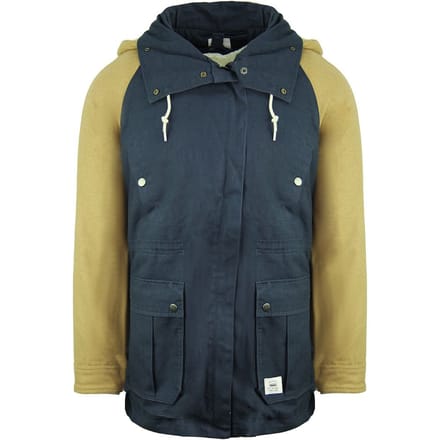 Vans Off The Wall Lange Mouw Zip Up Navy Bruin Vrouwen Sonora Jas V2ZCIND