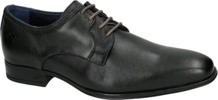Fluchos -Heren -  zwart - geklede lage schoenen - maat 42