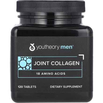 Youtheory, voor mannen, gewrichtscollageen, 120 tabletten