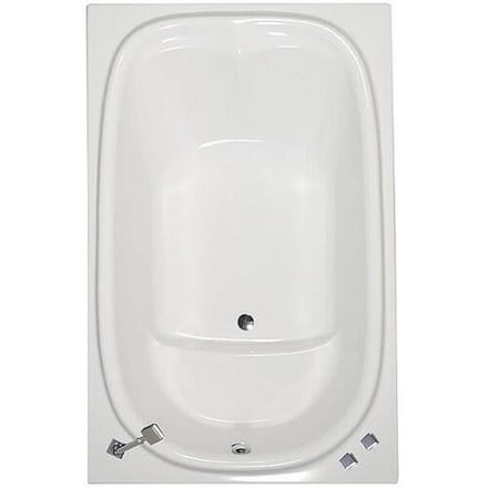 Caribia Duo rectangular bathtub 202 x 127 cm Duo incl. foot frame