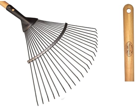 De Wit Gazonhark met essen steel 137 cm | 24 tanden | 56 cm breed