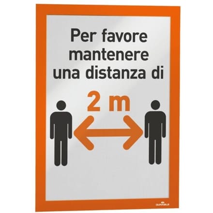 Informatiekader Duraframe - A4 formaat - oranje - 10 stuks