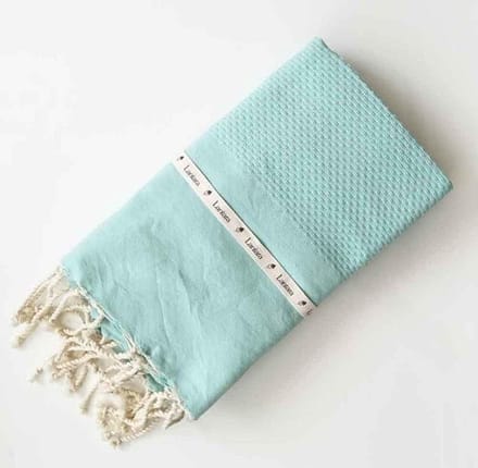 Lantara hamamdoek mintgroen wafel - 100x200cm