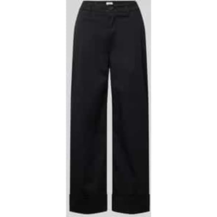 Wide leg culotte van katoenmix