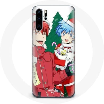 Coque pour Huawei P30 Karma et Nagisa Assassination Classroom Anime Christmas day