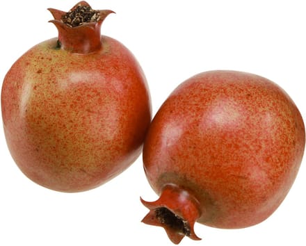 Kunstmatige granaatappeldecoratieset in net, bedrieglijk realistisch,