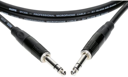 Klotz B4PP1K0100 Patchkabel stereo 1 m - Stereo patch kabel