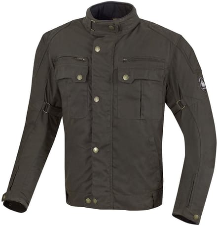 Merlin Perton Bruin Wax Motorjas - Jas