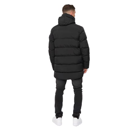 Crosshatch Heren Kaptoore Jas (Zwart)