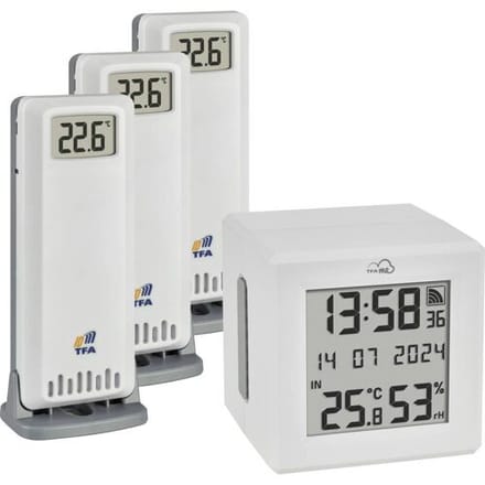 TFA Dostmann TFA.me Starter Set 35.8113.02 Draadloze thermo- en hygrometer Wit