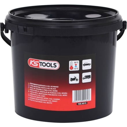 KS Tools 100.4015 Bandenmontagepasta 5 kg, zwart