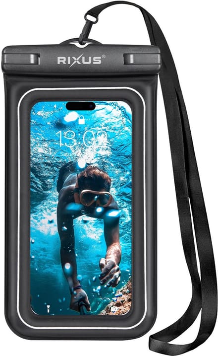 Rixus RXBG22 Sponge Waterproof Phone Bag Black