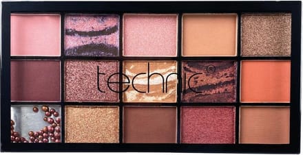 Technic Pressed Pigment Oogschaduw Palette - Persuasion
