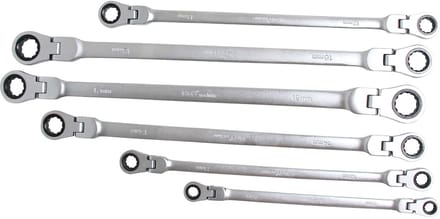 BGS Ratel Knie Ringsleutelset | 8 - 19 Mm | 10-dlg