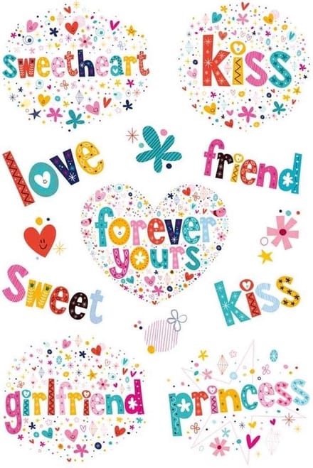 Herma Stickervel Magic Greetings 16 Cm Glitter Folie 13-delig
