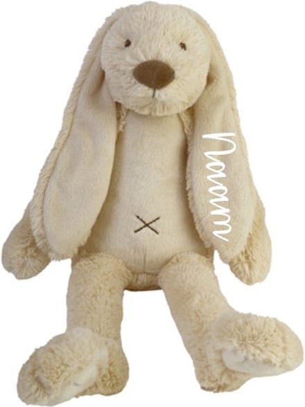 Happy Horse Beige Rabbit Richie met naam - 28cm