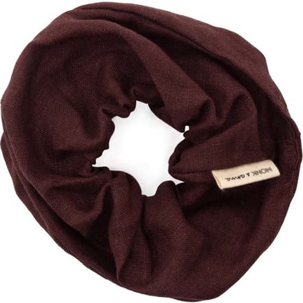 Monk and Anna - Scrunchie • linen • mahogany