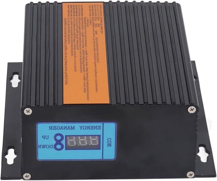 Hybride Laadregelaar - Zonne Wind - Energie Beheer - Waterdicht Geïsoleerd - 200W PV - Grijs