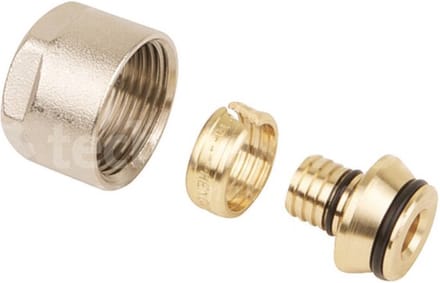 Thermrad Klemkoppeling 3-delig euroconus 3/4"x16mm (2 Stuks)