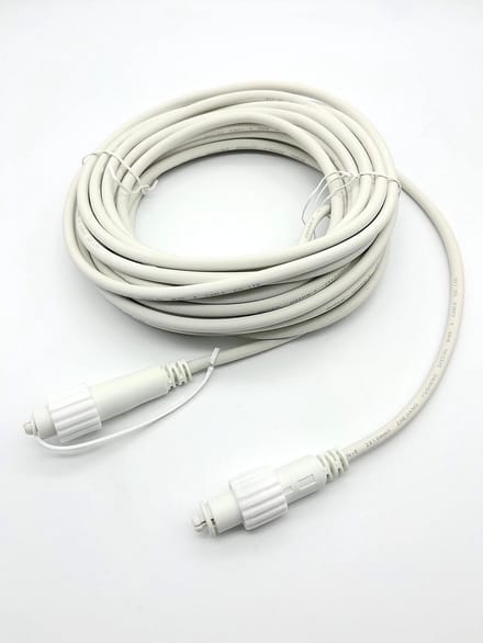 Verlengsnoer Rubber - Stroomkabel Buiten - Verlichting Uitbreiden - Waterdicht IP67 - 10 meter - Wit
