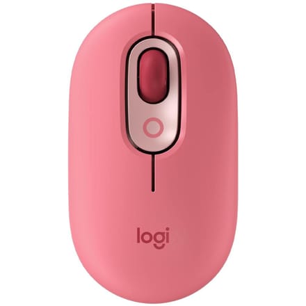 Logitech POP MOUSE Draadloze Muis Bluetooth Muis Hoge Uitstraling Kantoor Muis roze