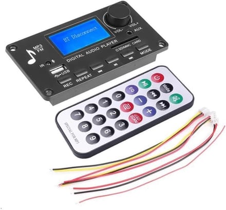 MP3 decoder kaart - 12 V DC - remote decoderingsmodule - Bluetooth compatibele 5.0 draadloze audio decoder - MP3-speler voor WMA/WAV/FLAC/APE
