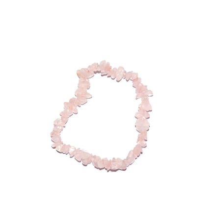Rozenkwarts split armband - Pure