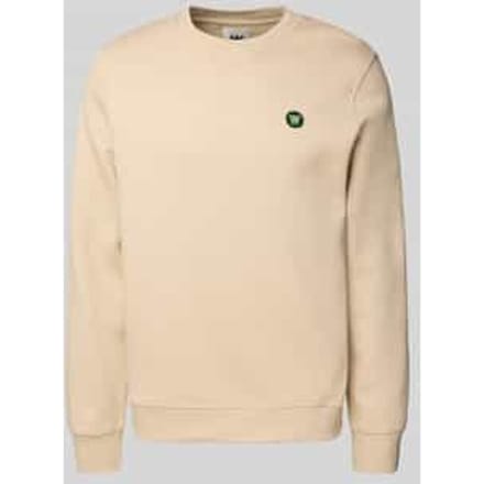 Sweatshirt met logobadge, model 'Tye'