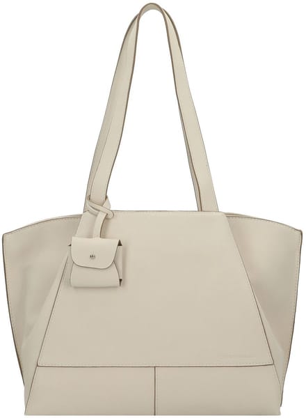 TOM TAILOR Schoudertas Adrienn Zip Shopper Cream White Crème