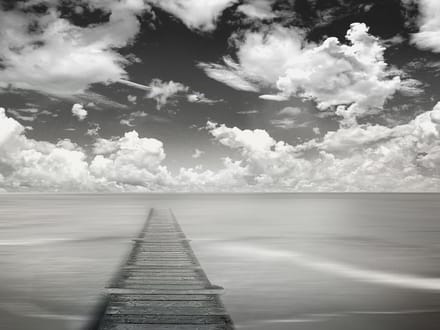 Fotobehang - Weg naar de vrijheid.