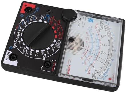 Pointer Multimeter - Spanning Tester - Elektrische Metingen - Zoemer Continuïteit - 15 x 13 x 4 cm - Grijs